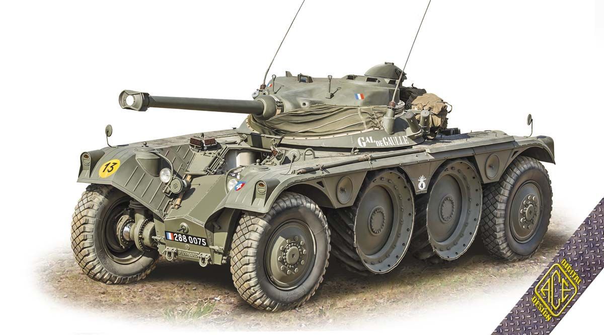 1:72 EBR 90 F1 mod.1951 w/FL-11 turret wheeled tank