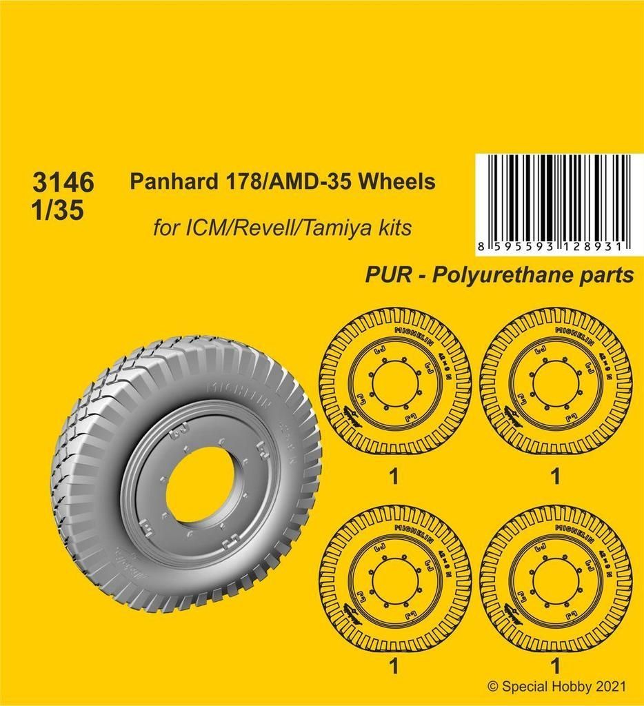 1:35 Panhard 178/AMD-35 Wheels