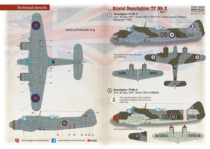 1:72 Bristol Beaufighter Mk.X Part 1