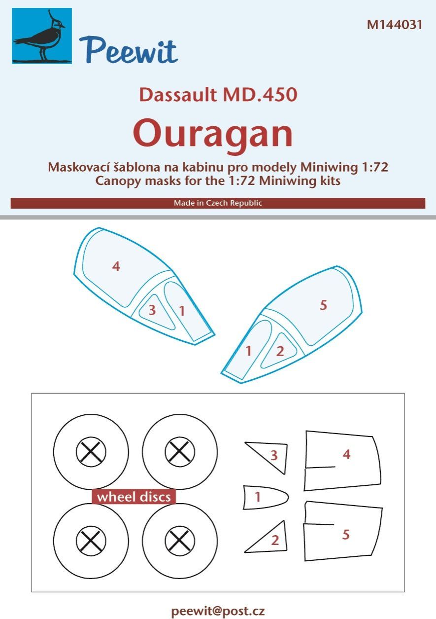 1:144 Dassault MD.450 Ouragan