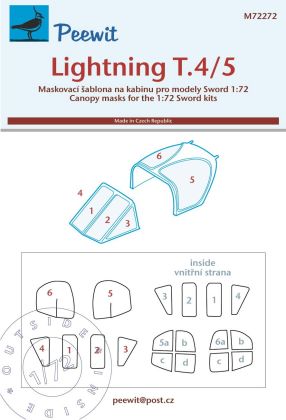 1:72 BAC/EE Lightning T.4/T.5