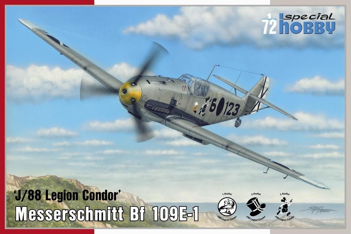 1:72 Messerschmitt Bf 109E-1 ‘J/88 Legion Condor’