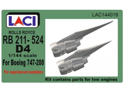 1:144 Rolls Royce RB211-524 D4 for Boeing 747-200