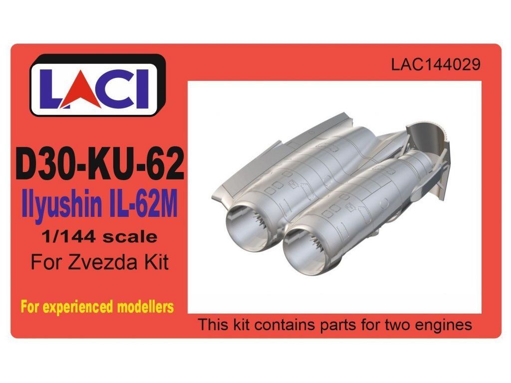 1:144 D30-KU-62 for Il-62M
