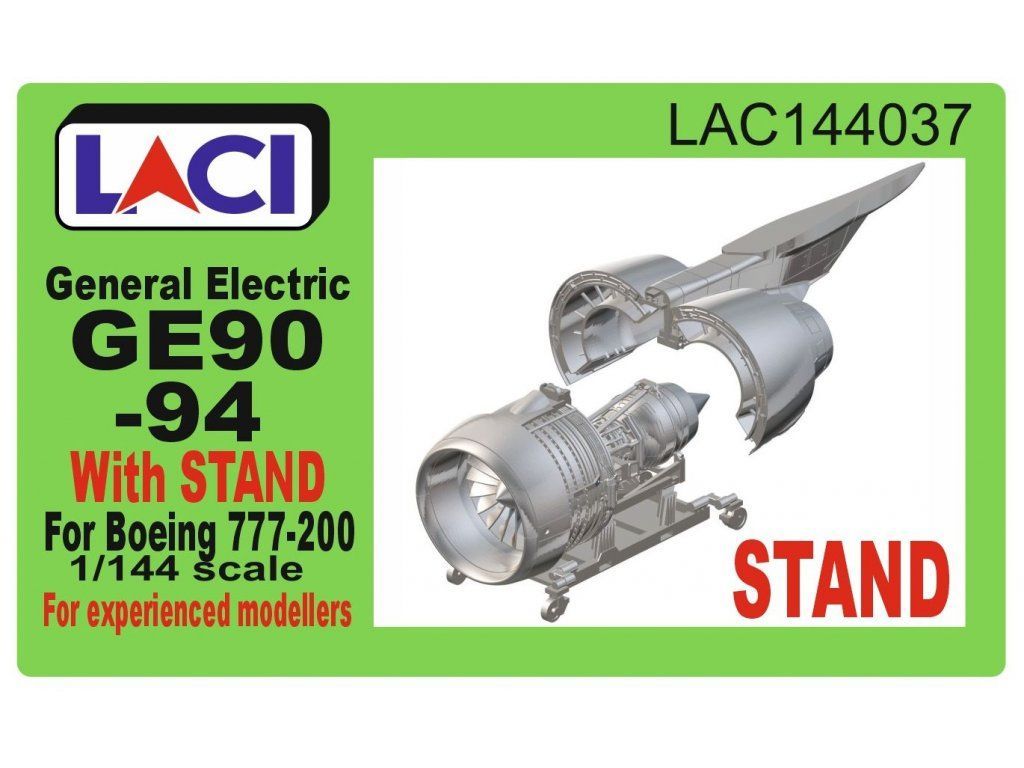 1:144  General Electric GE90-94 with Stand