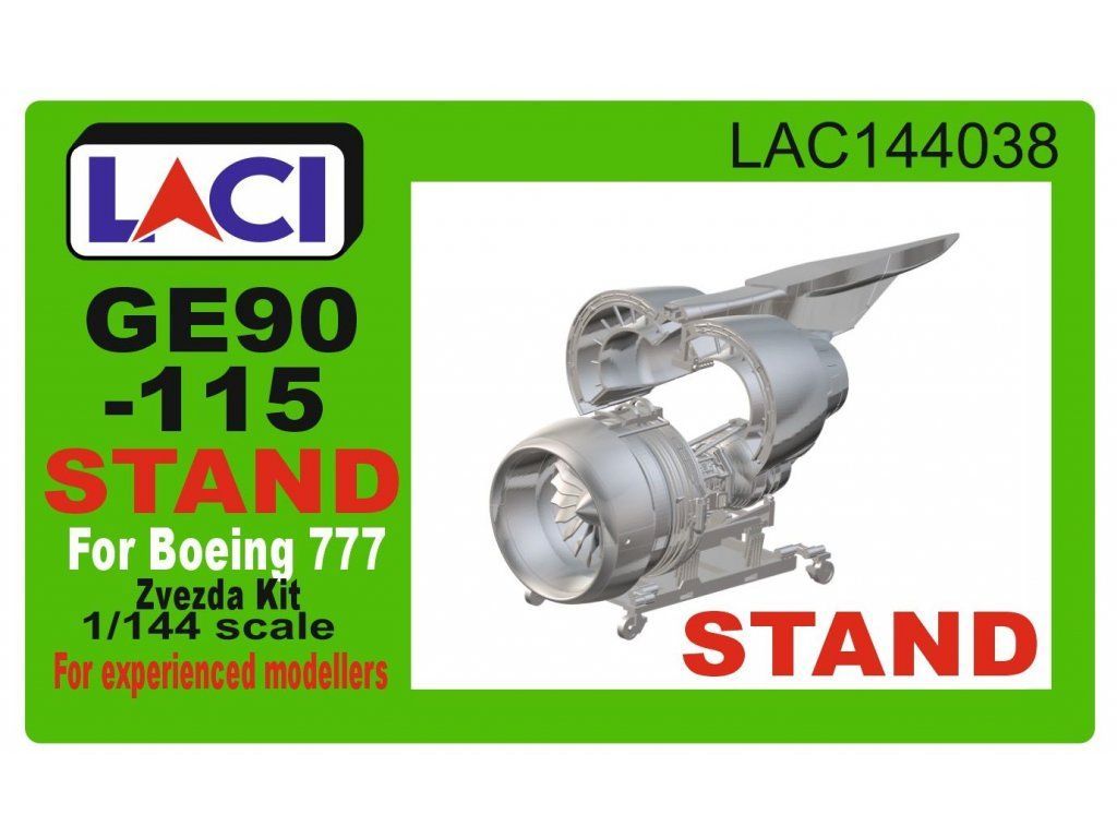 1:144 General Electric GE90-115 Stand