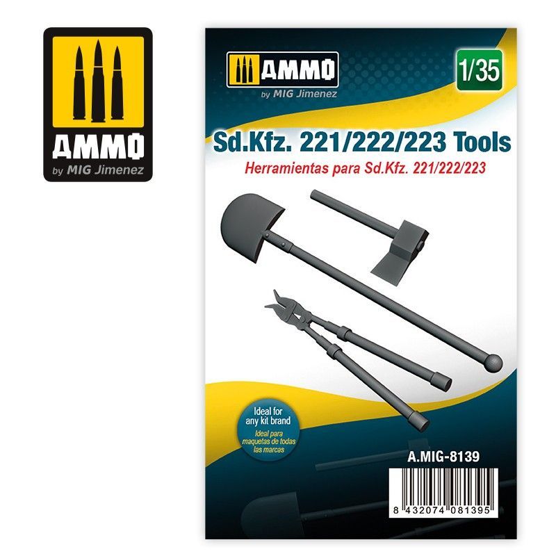 1:35 Sd.Kfz. 221/222/223 Tools