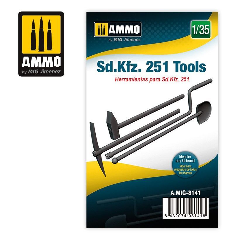 1:35 Sd.Kfz. 251 Tools
