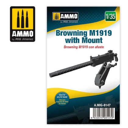 1:35 Browning M1919 with Mount