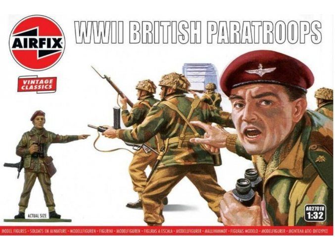 1:32 WWII British Paratroops