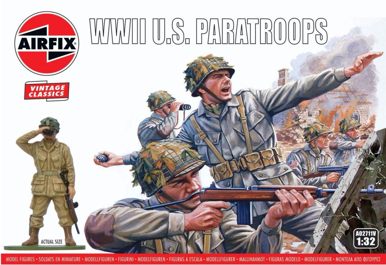 1:32 WWII U.S. Paratroops
