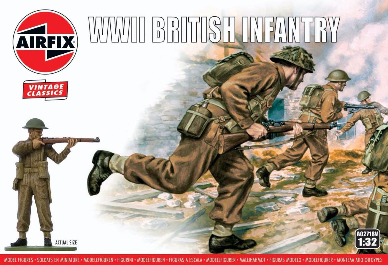1:32 WWII British Infantry