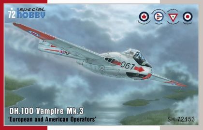 1:72 DH.100 Vampire Mk.3 ’European and American Operators’