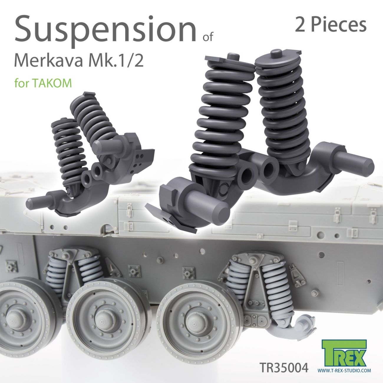 1:35 Merkava Mk1/2 Suspension Set (2 pieces)