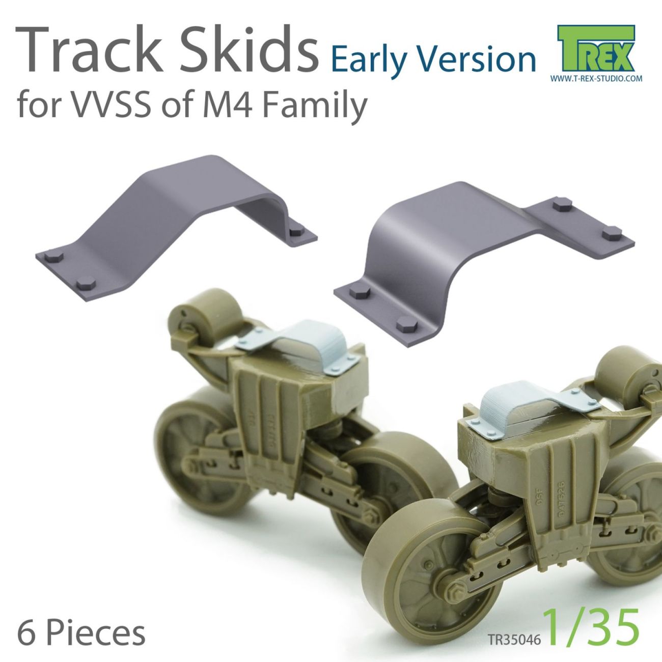 1:35 Track Skids Set (Early Version) for M4 Family