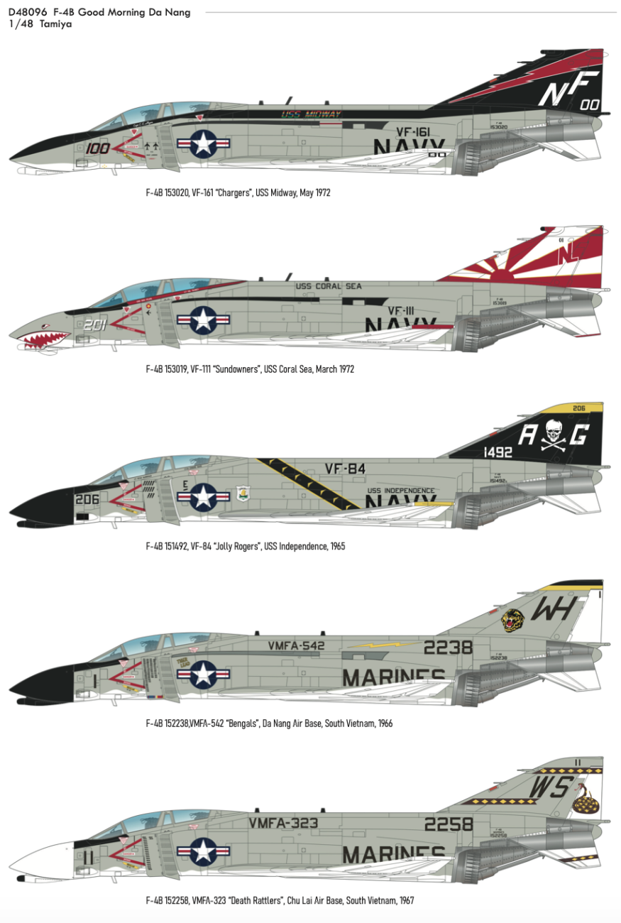 1:48 McDonnell F-4B Phantom Good Morning Da Nang