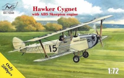 1:72 Hawker Cygnet with ABS Skorpion engine