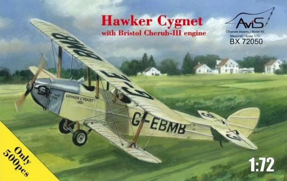 1:72 Hawker Cygnet with Bristol Cherub-III engine