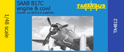 1:48 Saab B 17C engine and cowl