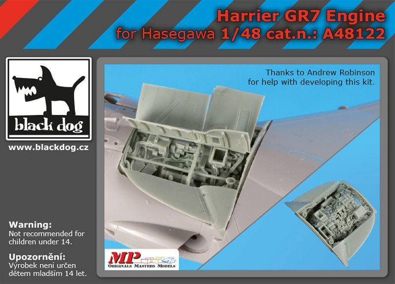 1:48 Bae Harrier GR-7 engine