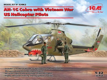 1:32 AH-1G Cobra with Vietnam War US Helicopter Pilots