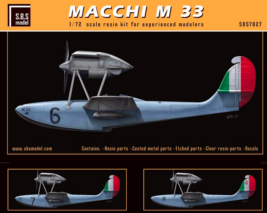 1:72 Macchi M 33 'Schneider Trophy'