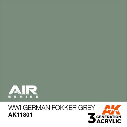 WWI GERMAN FOKKER GREY – AIR