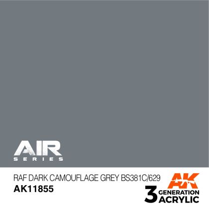 RAF DARK CAMOUFLAGE GREY BS381C/629 – AIR