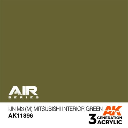 IJN M3 (M) MITSUBISHI INTERIOR GREEN – AIR