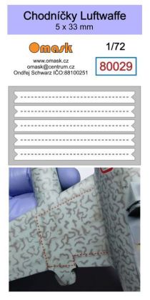 1:72 Chodníčky Luftwaffe 5 x 33 mm (Oramask)