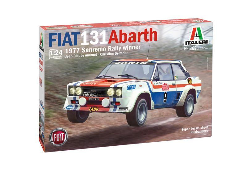 1:24 Fiat 131 Abarth 1977 Sanremo Rally Winner