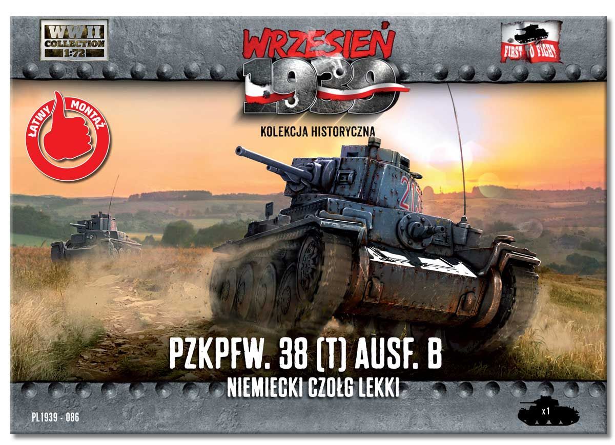 1:72 Pz.Kpfw.38 Ausf.B German light tank