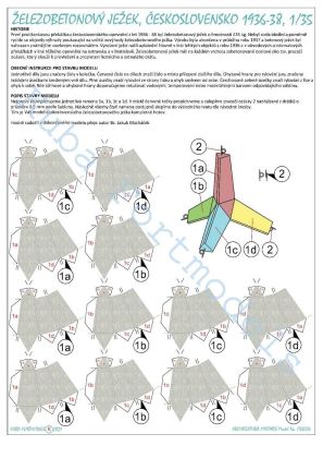 1:35 Československý železobetonový ježek (1936 - 38)