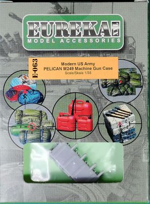 1:35 Modern US Army PELICAN M249 Machine Gun Case