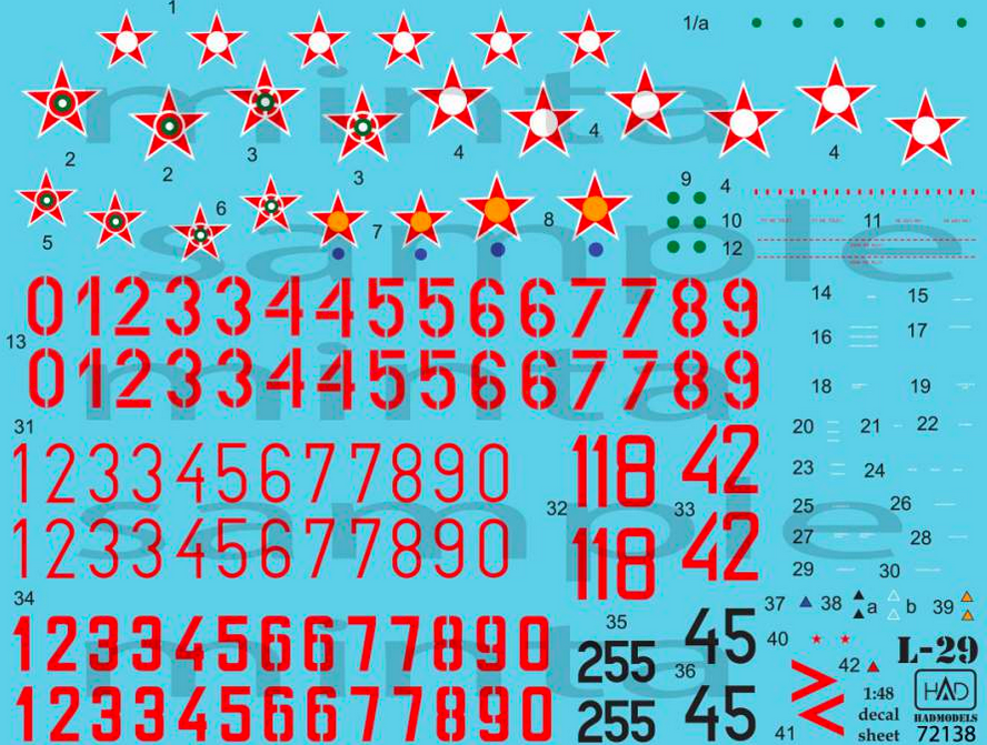 1:72 L-29 Hungarian, Bulgarian, Romanian