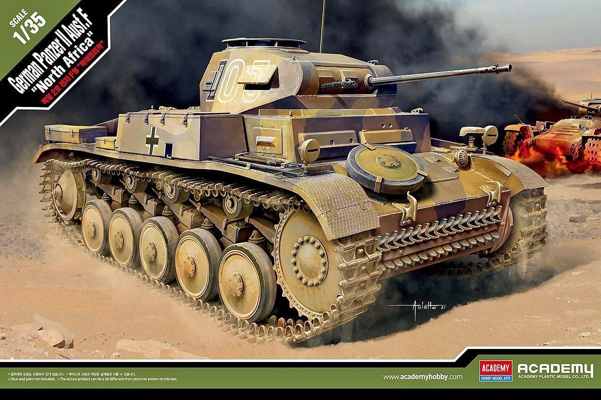 1:35 Panzer II Ausf. F ,,North Africa,,