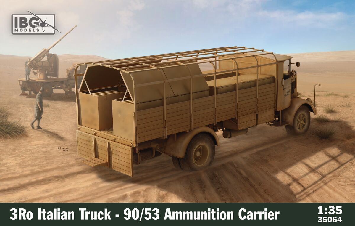 1:35 Italian Truck - 90/53 Ammunition Carrier