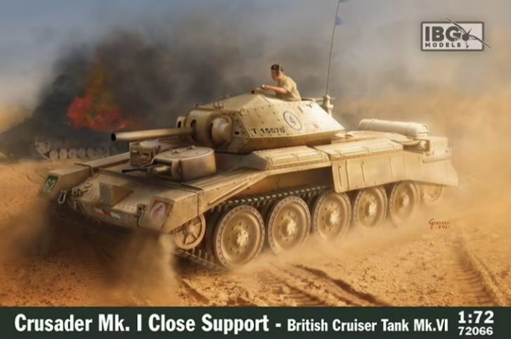 1:72 Crusader Mk.I Close Support British Cruiser Tank Mk.VI