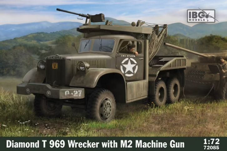 1:72 Diamond T 969 Wrecker with M2 Machine Gun