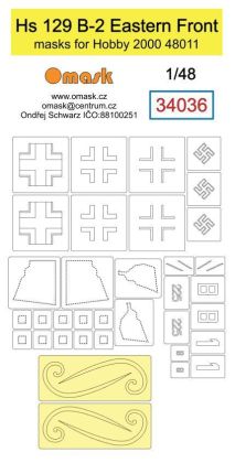 1:48 Hs 129 B-2 Eastern Front (for Hobby 2000 48011)