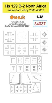 1:48 Hs 129 B-2 North Africa (for Hobby 2000 48012)