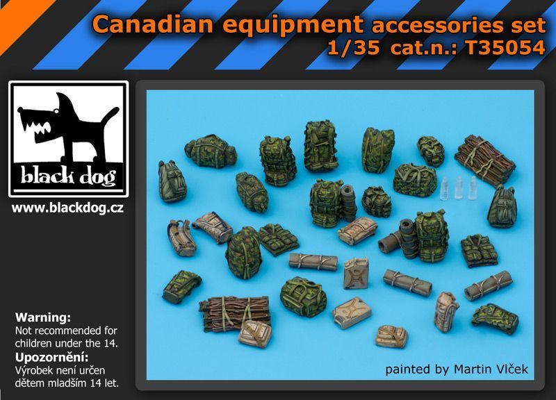 1:35 Canadian equipment accessories set
