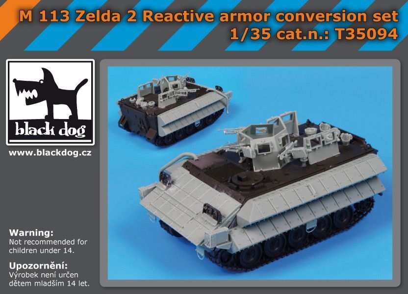 1:35 M113 Zelda2 reactive armor conversion set