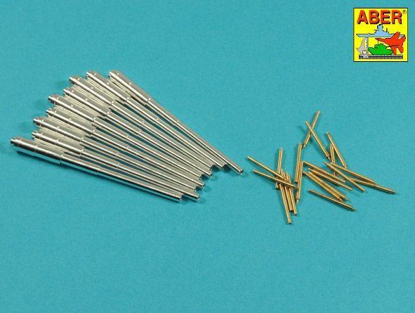 1:200 Armament for USS Iowa or USS Missouri - 406mm x 9, 127mm x 20