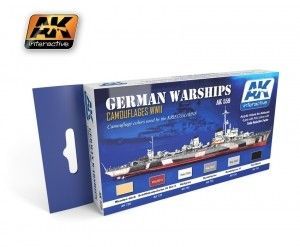 GERMAN WARSHIPS COLORS SET