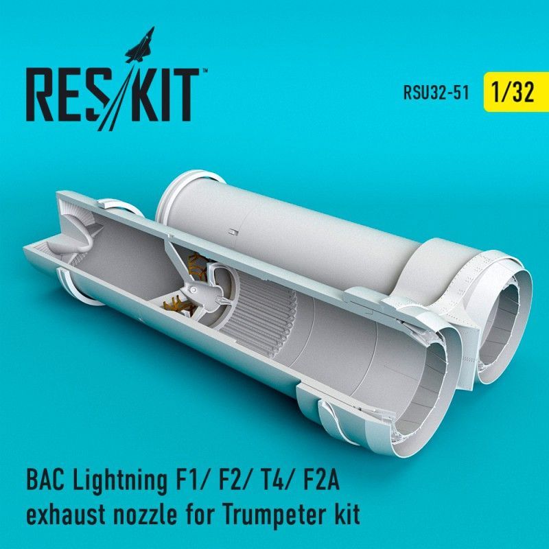 1:32 BAC Lightning F1/ F2/ T4/ F2A exhaust nozzle for Trumpeter kit