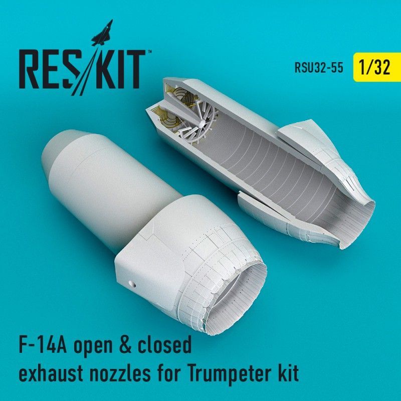 1:32 F-14A open & closed exhaust nozzles Trumpeter Kit