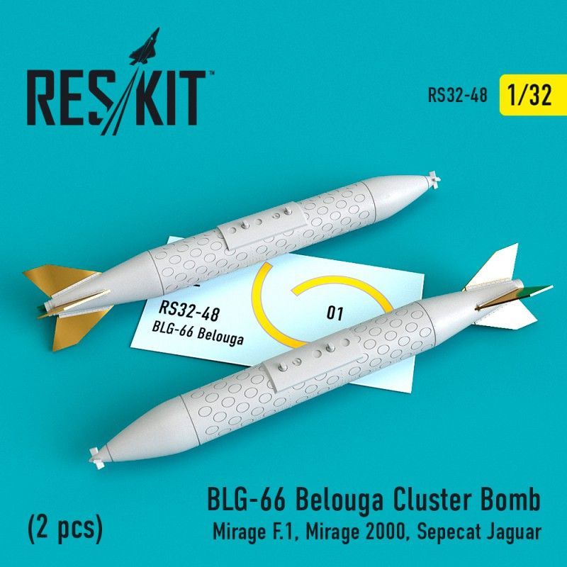 1:32 BLG-66 Belouga Cluster Bomb (2 pcs)