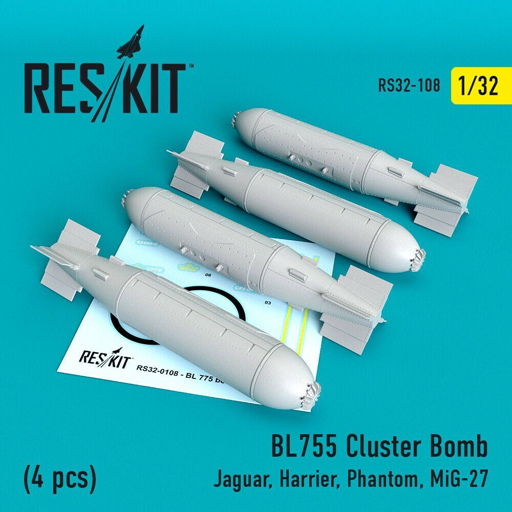 1:32 BL755 Cluster Bomb (4 pcs)