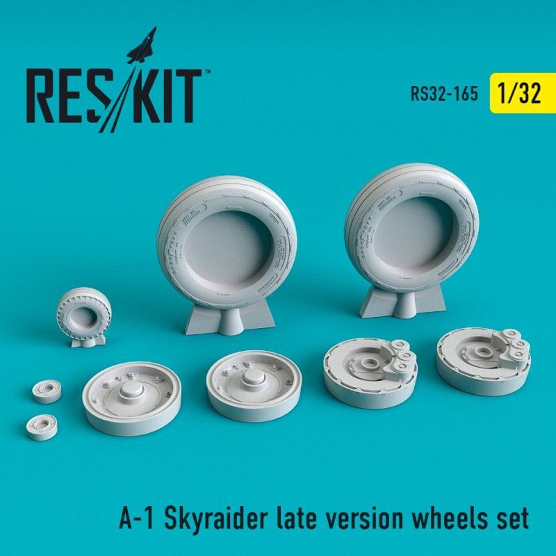 1:32 A-1 Skyraider late version wheels set